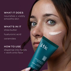 ITK Deep Moisture crema facial con ácido hialurónico para hidratación y suavidad