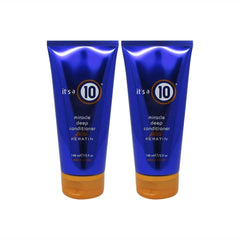 Its 10 Haircare Miracle Deep Conditioner Plus Keratin bottle for smoothness and detangling