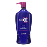 It's a 10 Miracle Daily Conditioner bottle front showing moisture without heaviness