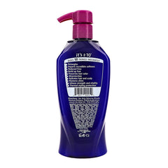 It's a 10 Haircare Miracle Daily Conditioner, etiqueta muestra Vitamina C para defensa del cabello