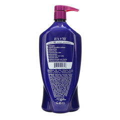 It's a 10 Miracle Daily Conditioner label closeup highlights clean rinse formula