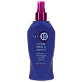 It's a 10 Haircare Miracle Leave-In bottle-pour for smooth, frizz-free styling.