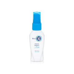 It's a 10 Miracle Volume Leave-In Lite bottle boosts shine and manageability.
