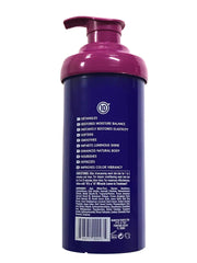 It's a 10 Miracle Hair Mask being applied to smooth and detangle hair.