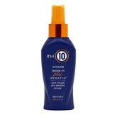 It's a 10 Miracle Leave-In Keratin spray bottle for smoother, frizz-controlled hair