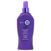 It's A 10 Silk Express Miracle Silk Leave-In bottle demonstrates lightweight detangling and hydration.