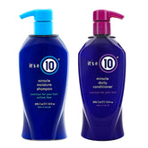 Its 10 Haircare Miracle Moisture Shampoo bottle for gentle cleansing and hydration