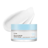 IUNIK Beta-Glucan crema en frasco, hidratación diaria para piel sensible