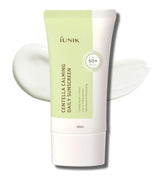 IUNIK protector solar Centella Calming diario SPF50+, acabado mate y piel suave.