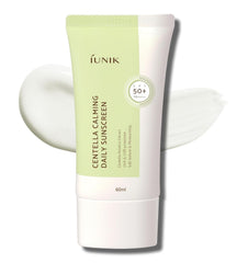 IUNIK protector solar Centella Calming diario SPF50+, acabado mate y piel suave.