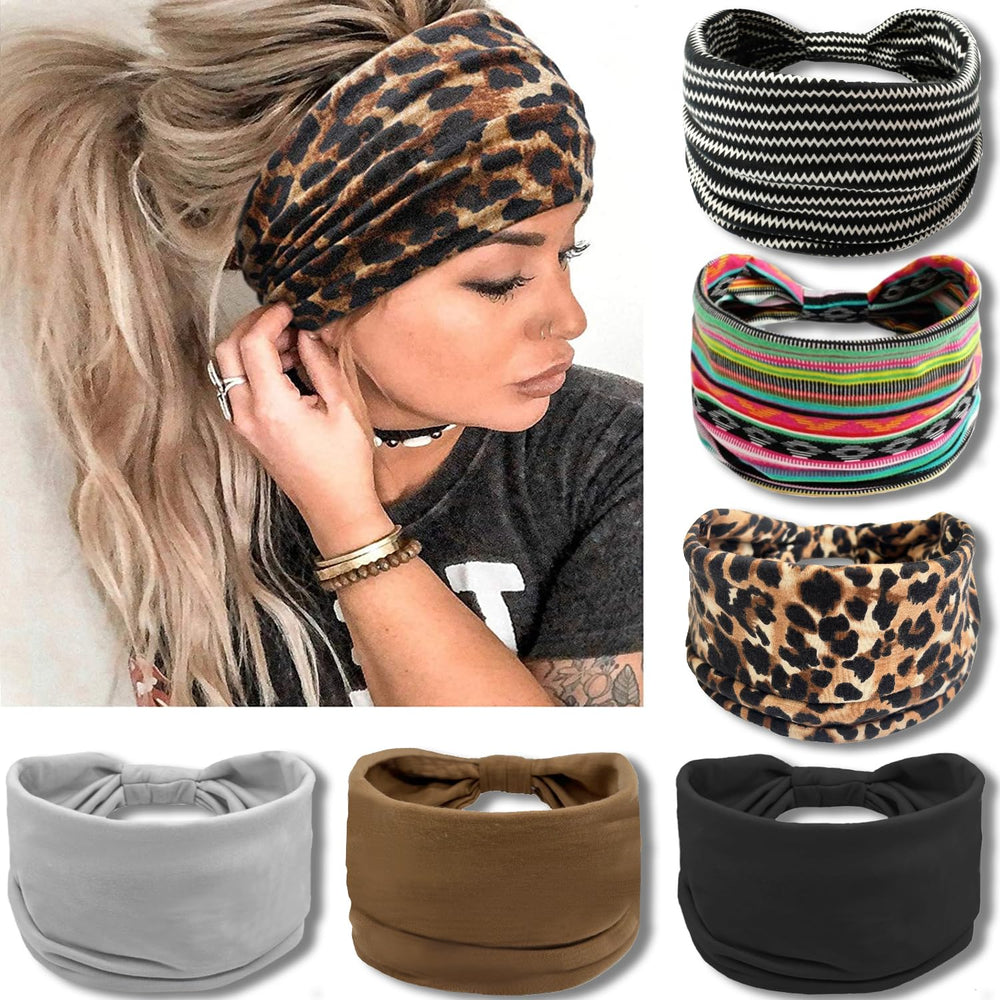 IVARYSS banda amplia para cabello estilo boho, cómoda para el uso diario.