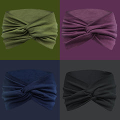 IVARYSS white headband offering versatile styling and gentle scalp comfort