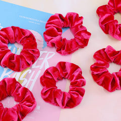 IVARYSS pack of velvet scrunchies offers versatile color options.