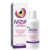 iVIZIA Micellar Eyelid Cleanser bottle front for rinse-free eyelid care