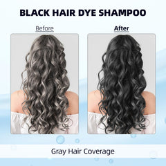 Ivnil shampoo-pintura-cabello-negro-dorso: tono uniforme y brillo natural.