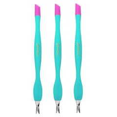 IVON cuticle trimmer with rubber tip close-up for gentle nail bed care