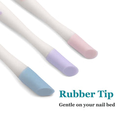 IVON cuticle trimmer with rubber tip for gentle nail care.