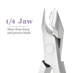 IVON stainless steel cuticle trimmer delivers precise cuts with smooth action.