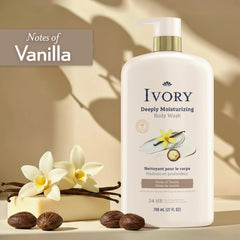 Ivory 24HR hydration formula keeps skin soft all day.