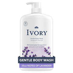 Ivory Body Wash bottle front, a family-friendly cleanser for daily use.
