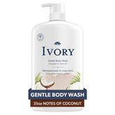 Ivory Body Wash bottle-35oz displays gentle, skin-friendly cleansing.
