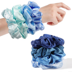 Ivyu satin scrunchies suit curly, wavy, and straight hair textures for versatile styling.