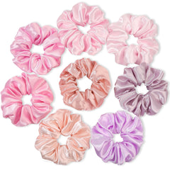 Ivyu satin scrunchies pack shows soft, luxury fabric for gentle grip on thick curls.
