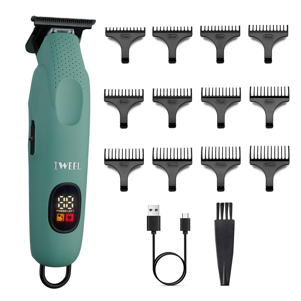 IWEEL beard trimmer with T-Blade for close, comfortable shave