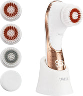 IWEEL electric face brush scrubber for deep cleansing and gentle exfoliation.