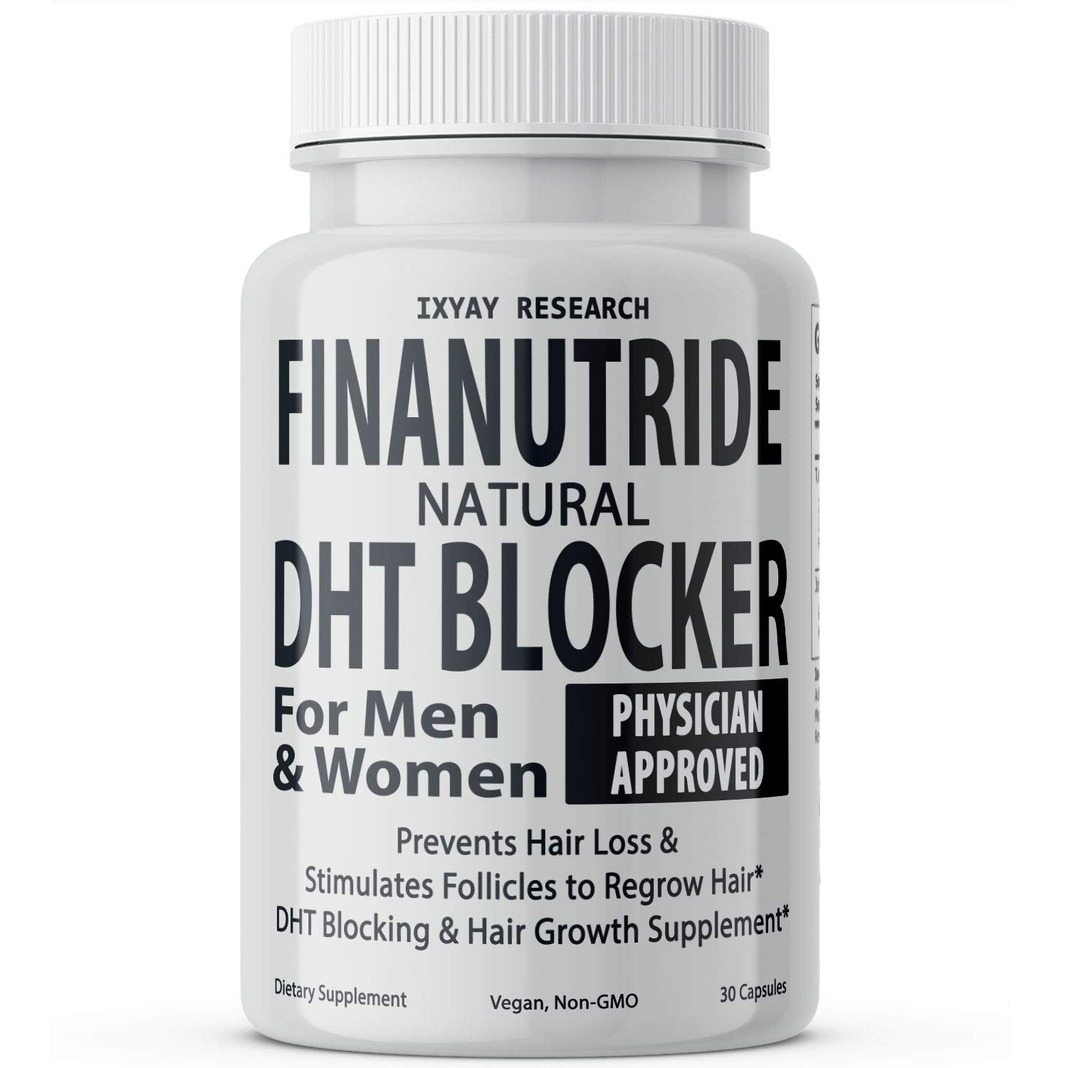 IXYAY Finanutride bottle pour for easy daily use to support hair health