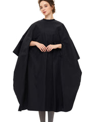 Izzycka professional barber cape with armholes offering hands-free comfort during services
