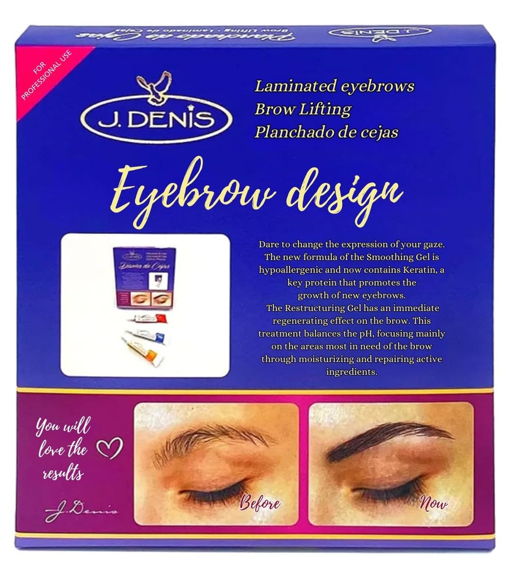 J. Denis kit de diseño de cejas en levantamiento para un aspecto natural