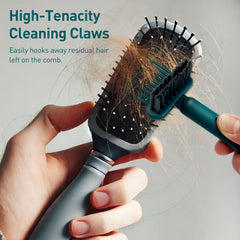 Jaasuee 2-in-1 cleaner bristles lift oil and dirt between brush strands.