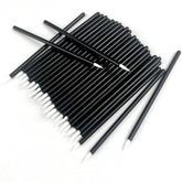 Jaasuee disposable eyeliner brush soft white fiber head for precise makeup