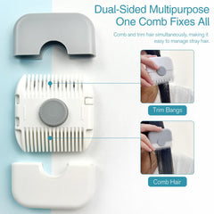 Jaasuee double-sided razor and comb gray enabling versatile styling