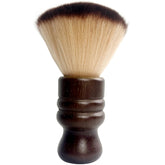 Jaasuee large neck duster with wooden handle for precise neck cleanup.