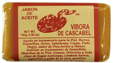 Jabón Vibora de Cascabel barra para piel: limpieza suave para uso diario