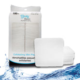 Jacent mini exfoliating pads pack close-up highlighting a 100-count box for daily cleansing.