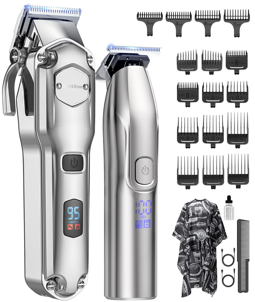 Jack and Rose clippers set for home use delivering professional-like cuts.