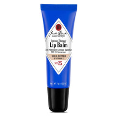 Bálsamo labial Jack Black Terapia Intensa SPF 25 en empaque compacto para viajar.