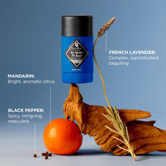 Jack Black Blue Midnight Pit Boss cap emphasizes portable design for travel-ready grooming.