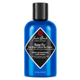 Jack Black Bump Fix bottle display highlights hydrating formula for razor bumps.