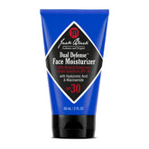 Jack Black Dual Defense moisturizer packaging highlights mineral SPF 30 protection.