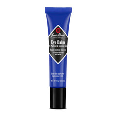 Jack Black Eye Balm De-Puffing & Cooling Gel with rollerball provides a refreshing cooling de-puffing experience.