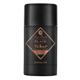 Jack Black Pit Boss Black Reserve stick front view for odor and sweat protection.