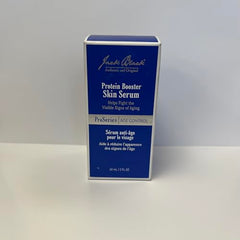 Jack Black Protein Booster Serum bottle closeup shows a smooth, luxurious texture.