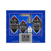 Jack Black Skin Saviors Set Pure Clean daily facial cleanser offers a refreshing, shave-ready cleanse.
