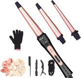JAETON 3in1 curling wand set, main view showing versatile barrel options for all hair types.