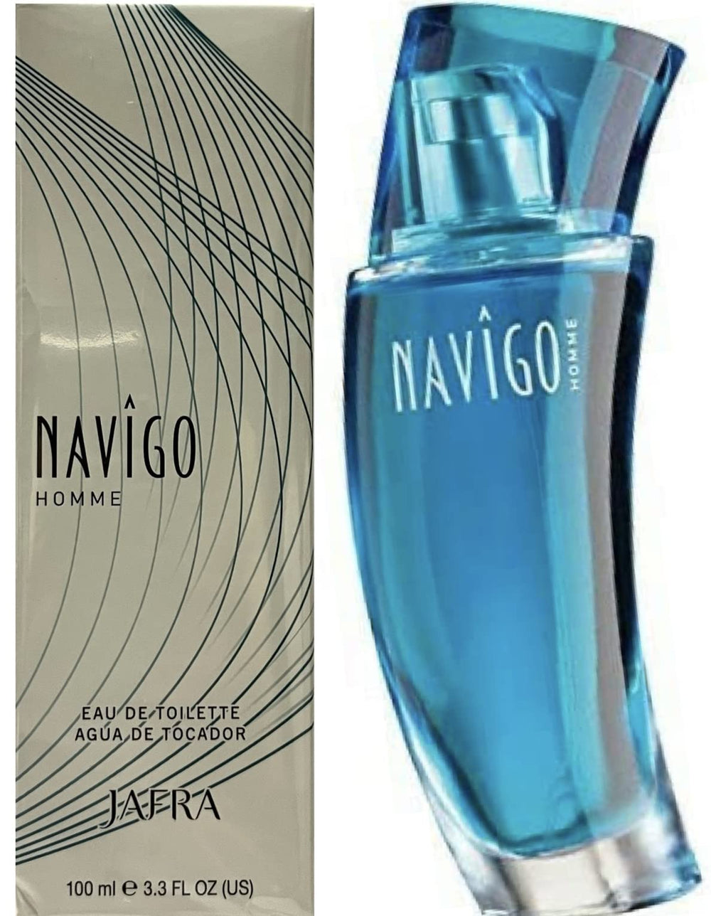 JAFRA Navigo Homme Eau de Toilette bottle front for versatile everyday wear