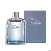 Jaguar Classic Blue bottle front view for confident daily wear and easy handling.